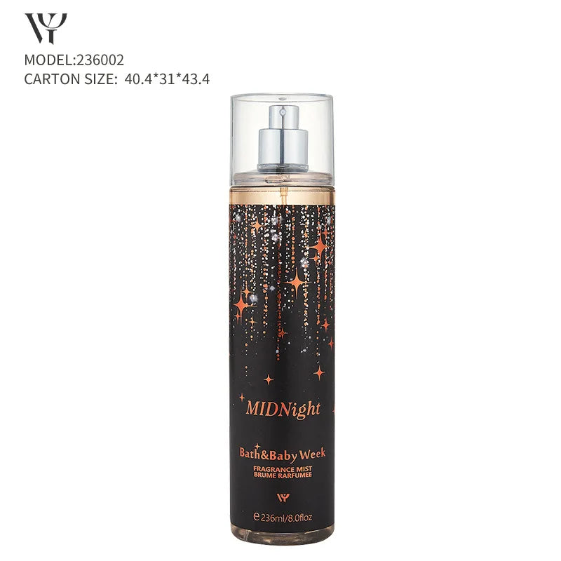 Women's Long Lasting Light Fragrance Victoria Fragrance Body Spray With Various Flavors Skin Care 236ml