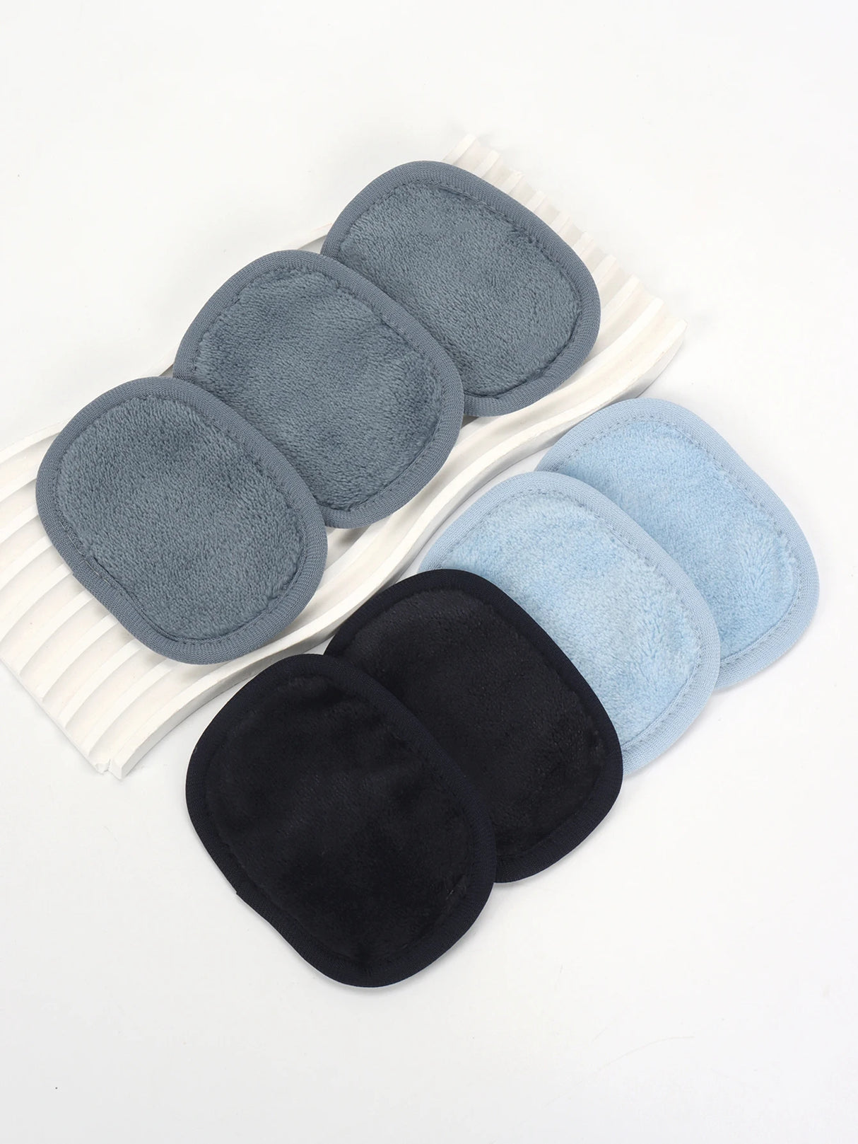 810 Makeup Remover Wipes Gradient 7Pcs, Machine Washable, Reusable Makeup Remover Tools for All Skin Types