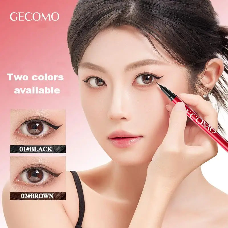 GECOMO Liquid Eyeliner 0.01mm Super Slim Waterproof Quick Dry Long Lasting Color No Smudging Eyeliner Pencil