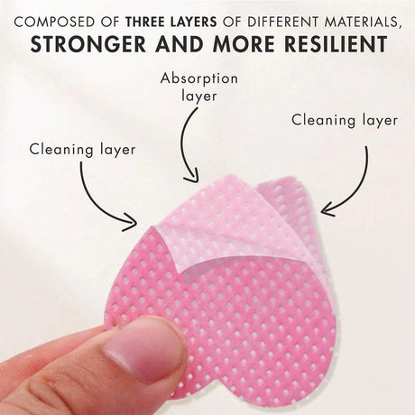 LINMANDA 200Pcs Lint Free Nail Cleaning Wipes Nail Cleaning Pads Gel Nail Cleaning Wipes Suitable for Home or Nail Salon Use