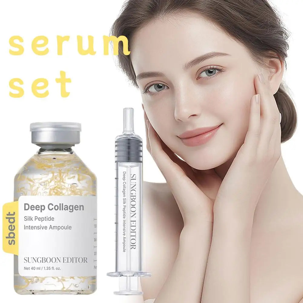 Collagen Silk Peptide Peptide Pink PDRN Glow Intensive Ampoule Intensely Hydrating, Lifting And Firming Increase Skin Elasticity