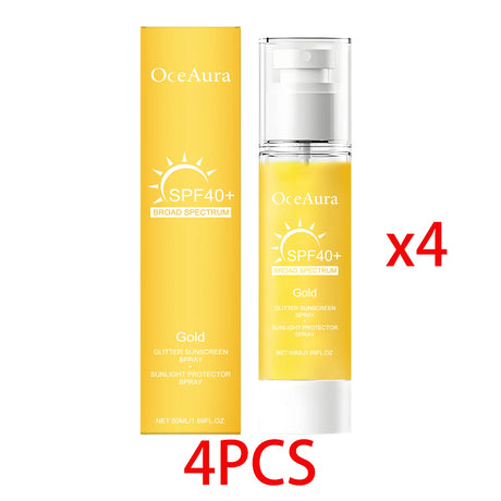 Sunscreen Spray Facial Moisturizing Rapid Absorption Refreshing Not Sticky Isolate Uv Brightening Body Shiny Sunblock Spray Skin