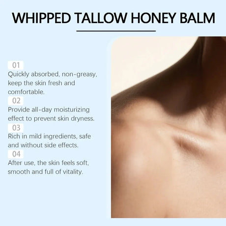 Copper Peptides PDRN GHK-Cu Beef Tallow for Skin Blue Balm Manuka Honey Face and Body Moisturizer Mature Dry & Sensitive Skin