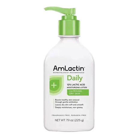 Amlactin Moisturizing Body Lotion With Fruit Acid Gently Exfoliates Dead Skin Cells Reduce Roughness For Seasonally Sensitive Sk