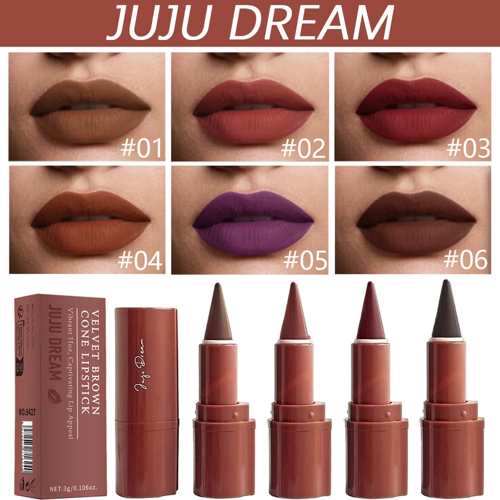 JUJU Dream Matte Velvet Gradient Lip Liner - Smooth Application For Elegant Lips, Long-Lasting Lip Pencil, Lip Lipstick Makeup
