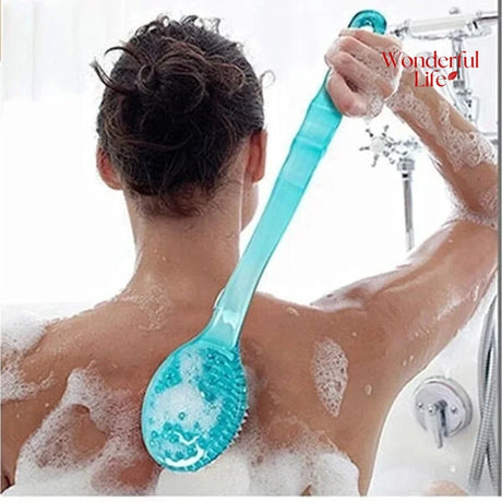 1/2Pcs Body Brush Back Showerhes Bathroom Brush Long Handle Soft Bath With Handle Exfoliating Scrub Skin Massager Exfoliation