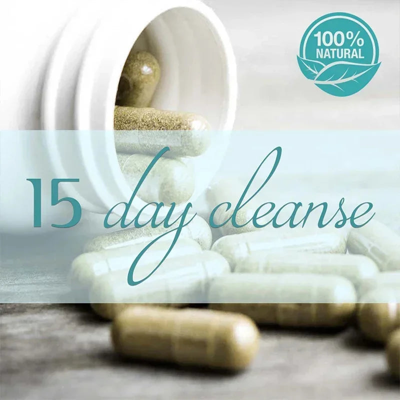 15 Day Cleanse and Detox - Supports Intestinal & Digestive Health, Relieves Bloating, Replenishes Energy, and Improves Immunity