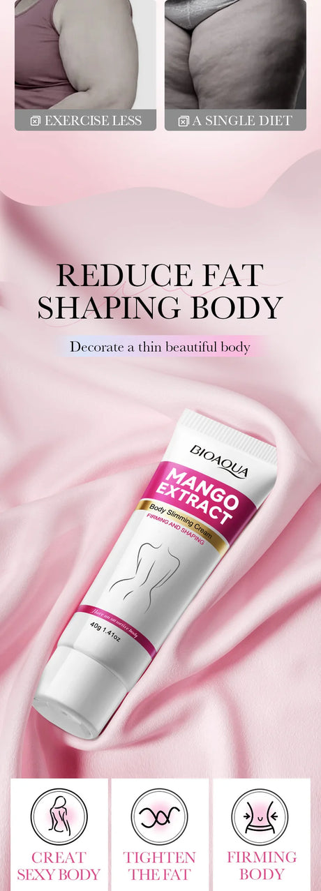 Hot Body Slimming Cream Anti Cellulite Fat Burner Tightens Belly Anti Sagging Sweating Enhancer Abdominal Muscle Shaping Cream