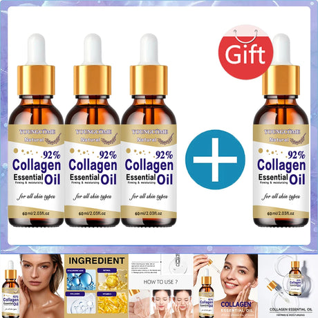 Collagen Peptide - Anti Aging Collagen Serum for Face, Skin Brightening, Reduces Fine Lines & Wrinkles, Heals and Repairs Skin