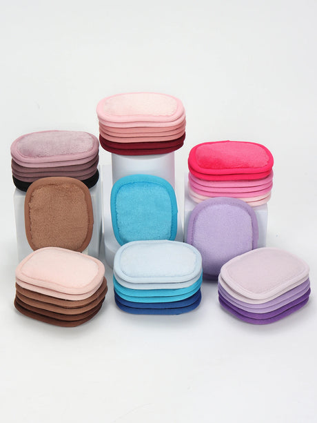 810 Makeup Remover Wipes Gradient 7Pcs, Machine Washable, Reusable Makeup Remover Tools for All Skin Types