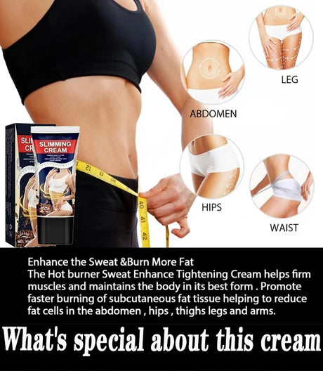 Massage Cream for Tummy, Abdomen, Belly and Waist Firming Cream for Weight Loss - Anti Cellulite Cream And Stomach Fat Burner