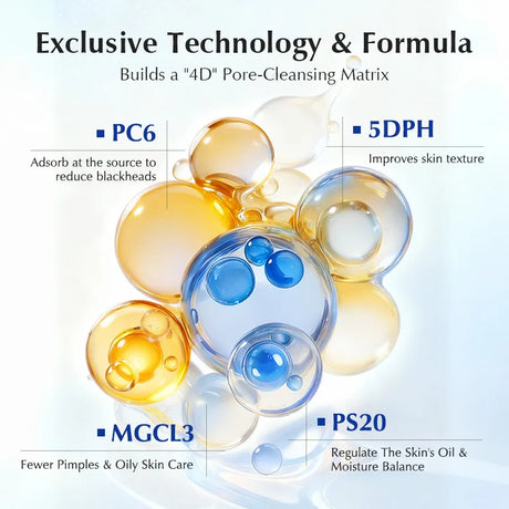 Korean Facial Cleanser – Salicylic Acid + Niacinamide, Blue Lotus & Lotus Extract for Fresh Clean & Oil-Balanced Skin