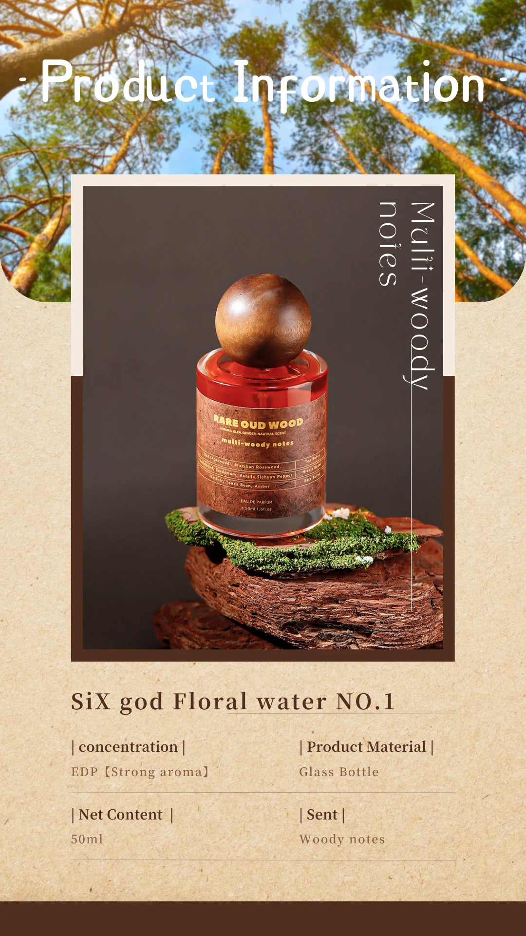 Arabian Oud Perfume Unisex Luxury Woody Spicy Long Lasting Dark Woody Unisex Fragrance - Rare Oud Sichuan Pepper Vetiver