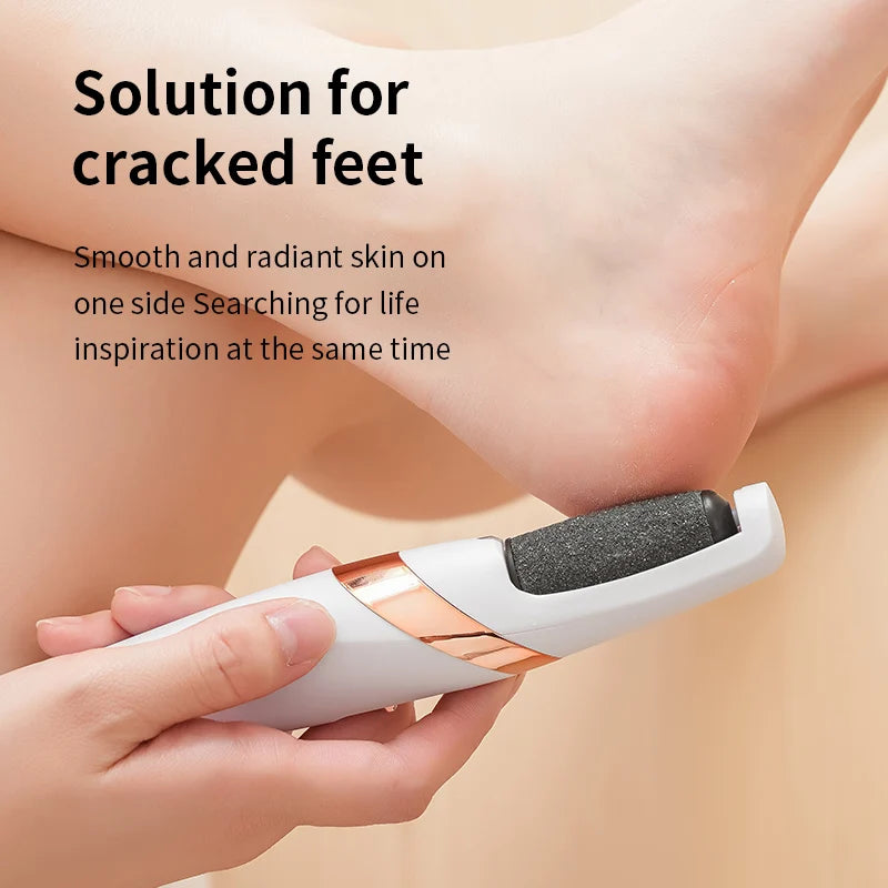 HOMEFISH Electric Foot Grinder Automatic Foot Callus Rubbing Pedicure Dead Skin Callus Remover for Foot Beauty Machine