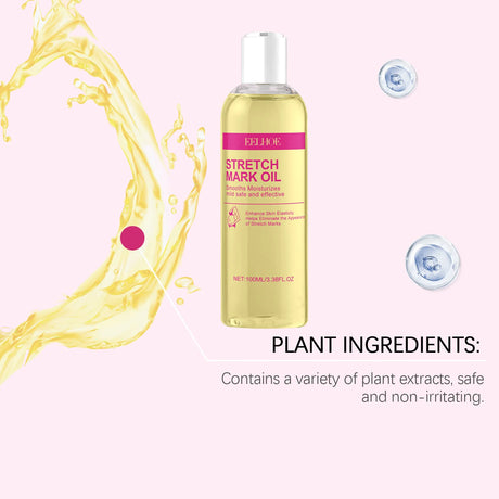 EELHOE Vitamin E Skin Care Oil Remove Pregnancy Stretch Marks Postpartum Care Elastic Skin Firming Collagen Body Care Oil 100ml