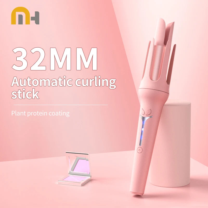 Automatic Curling Iron 32 mm Big Roll Anion Ceramic Hair Curler 4-Speed Adjustable Fast Heating Fashion Styling Tools