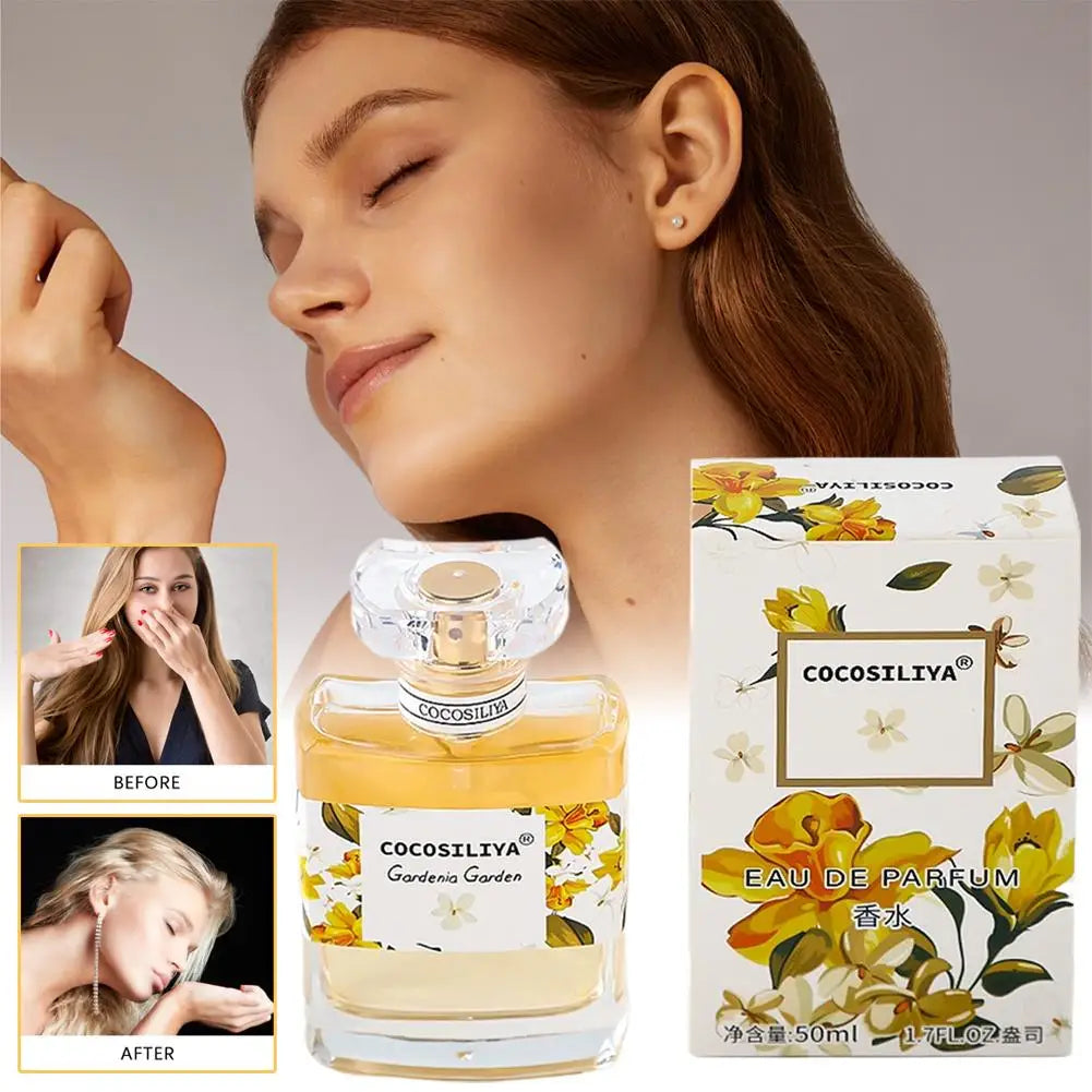 COCOSILIYA Perfume Women Natural Floral Scent Long-lasting Eau De Parfum Osmanthus, Rose, Lavender, Gardenia Light Fresh Perfume