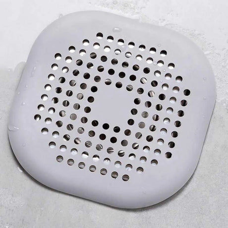 Square Silicone Drain Sticker Bathroom Sewer Hair Filter Drain Cover Household Bathroom Drain Mat
