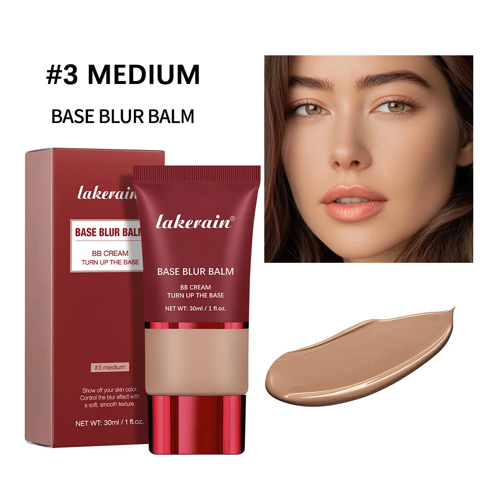5 Colors Matte Liquid Foundation Base Sweat Resistant Smooth Cover Blemish Pores Natural Matte Finish Lightweight Face Makeup Cosmetic Base