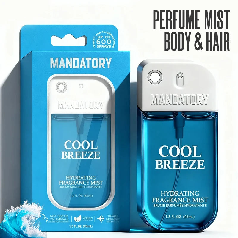 BODY & HAIR FRAGRANGE MIST For Men, 8 Differect Scent Perfume Spray, Long-Lasting Fragrance, Perfect For Dates, Parties & Gift,