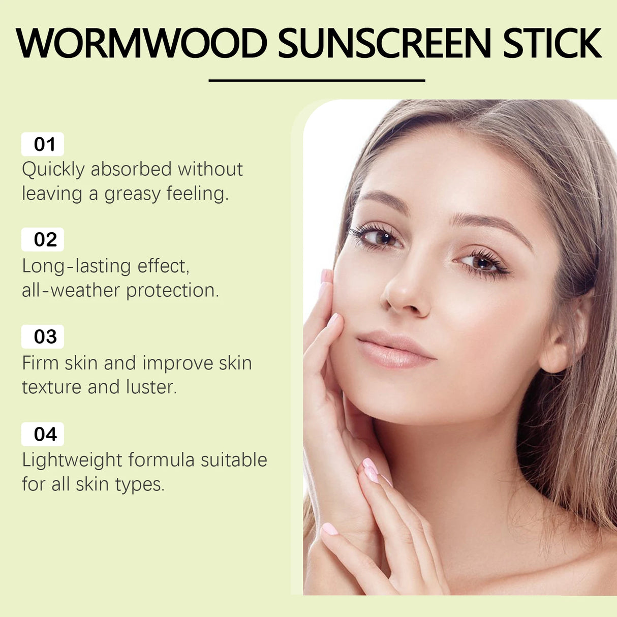 Sunscreen Stick UV Protective Sunblock Isolation Refreshing Skin Moisturizing Oil Control Anti-Dryness Body Treatment Sun Stick