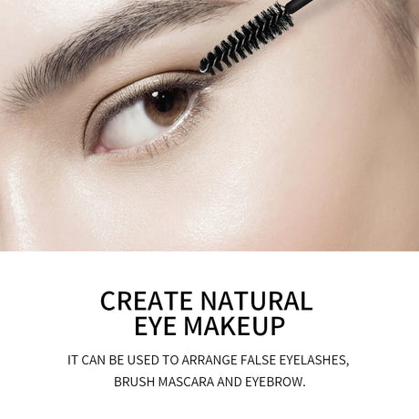 ANNAFRIS 50Pcs Disposable Eyelash Brush Soft Head Crystal Eyebrow Brush Lash Extension Brush Mascara Wand Makeup Tool