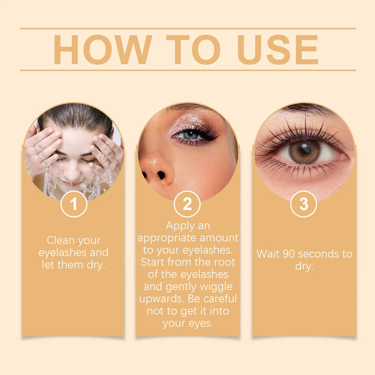 Fast Eyelash Growth Serum 7 Day Natural Eyelash Eyebrow Enhancer Longer Fuller Thicker Lashes Treatment Products Eye Care Makeup