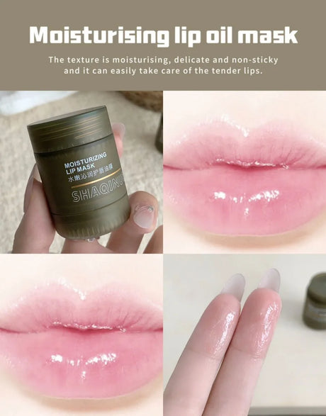 Colorless Moisturizing Lip Mask, SHAQINUO Pre-Makeup Hydration, Daily Lip Care, Reduces Lip Lines, Anti-Cracking Lip Balm