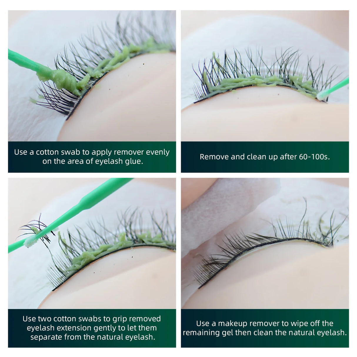 NAGARAKU Eyelash Glue Primer Adhesive Hardener Remover Glue Eyelash Extensions Fast Remove Strong Bond