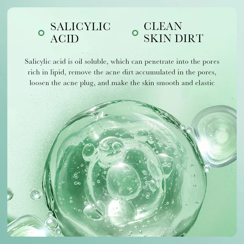 BIOAQUA Salicylic Acid Facial Cleanser Acne Treatment Moisturizing Oil Control Skincare Face Wash Foam Face Cleanser Skin Care