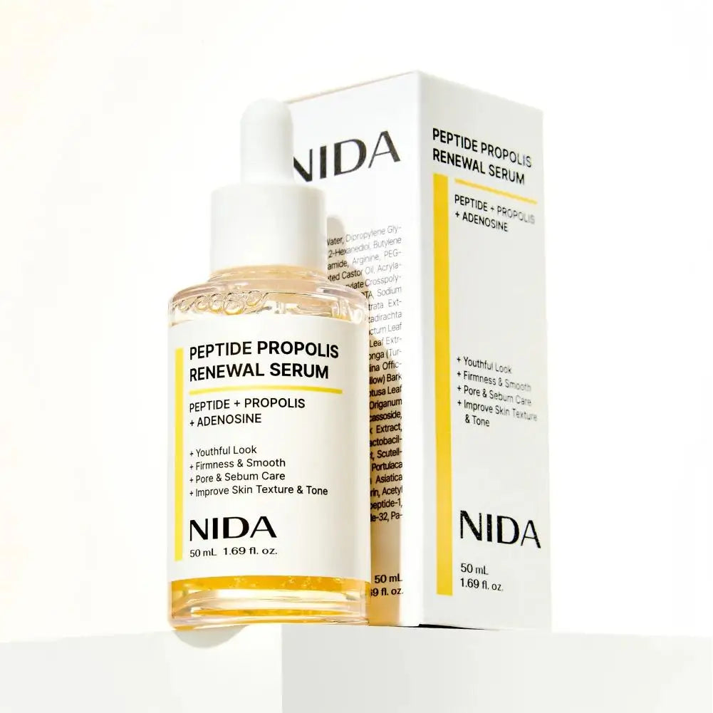 Korea NIDA Skin Care Kit - Ultimate Moisturizing Cream, Retinol Probiotic Eye Cream, TXA Renewal Essence, For All Skin Types