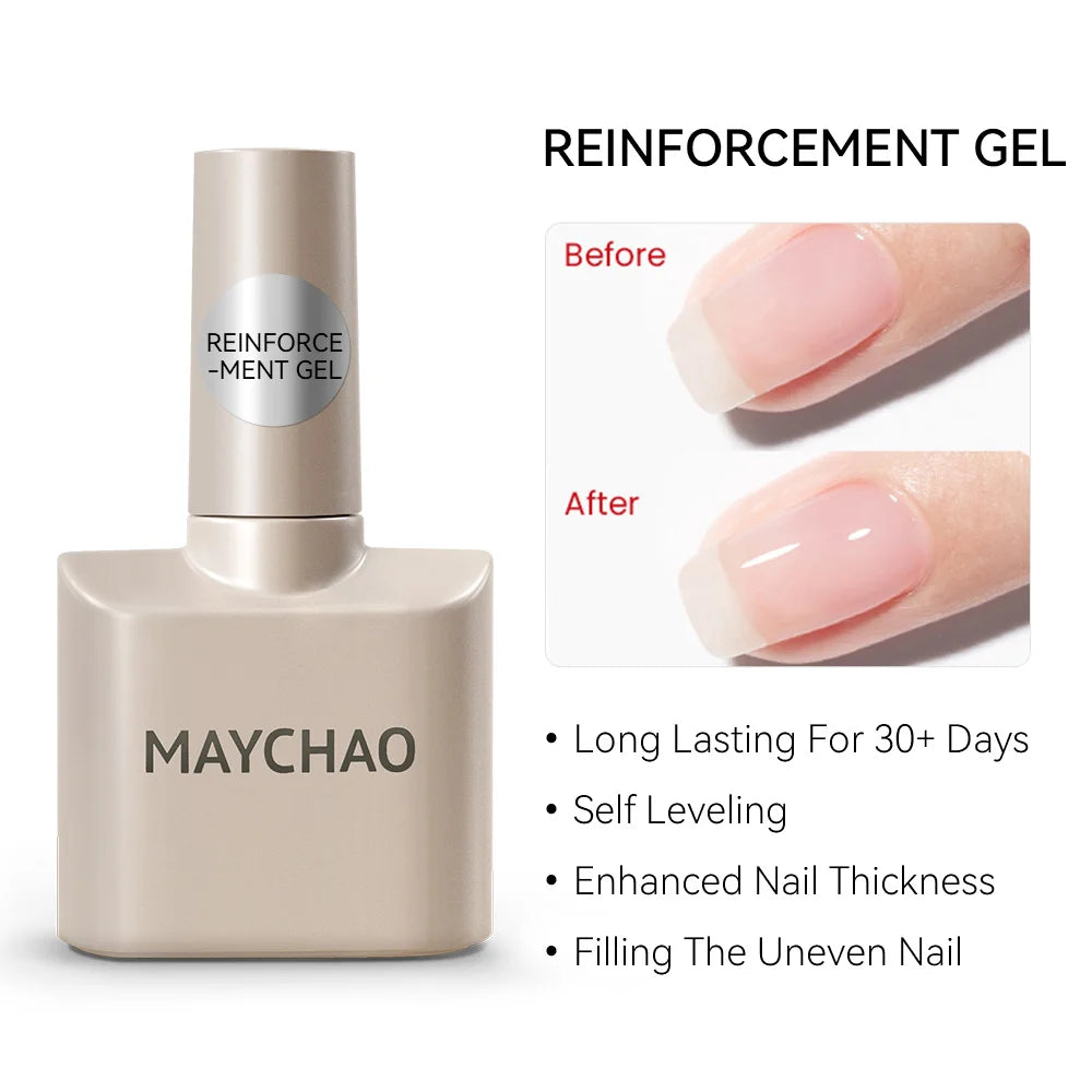 MAYCHAO Cat Eye Magnetic Gel Nail Polish Glitter Effect Semi Permanent Soak Off UV Gel Varnish Manicure For Nail Art