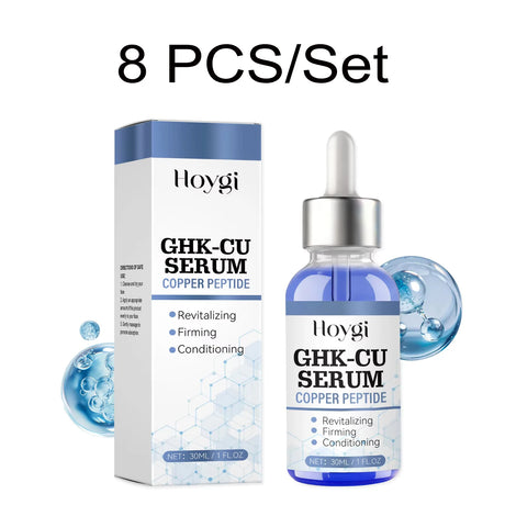 30ml Copper Peptide Serum GHK-Cu Face Firming Lifting Fade Fine Lines Shrink Pores Barrier Repair Hyaluronic Acid Moisturizer
