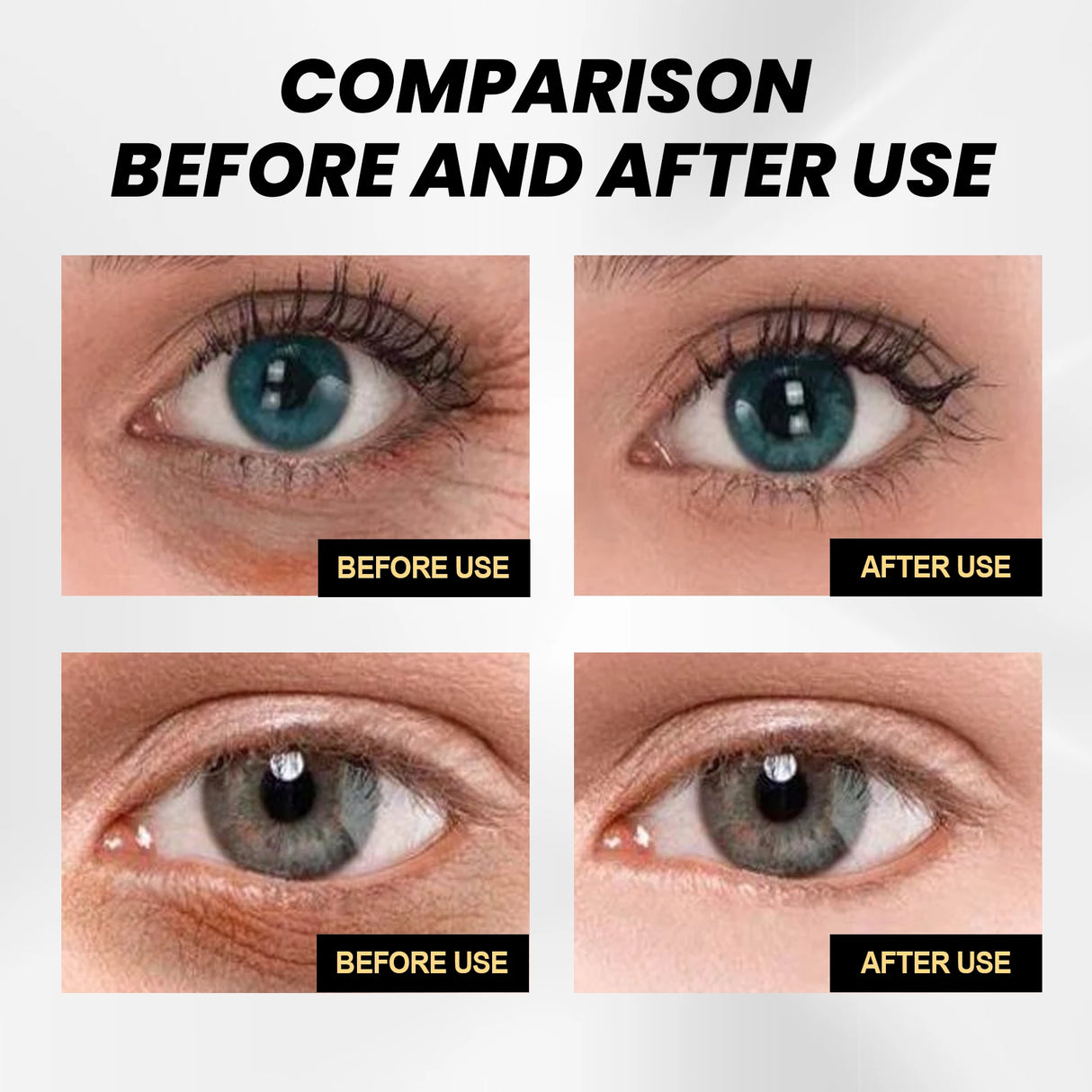 3PCS Instant Wrinkle Eye Cream Tightening, Moisturizing, Removing Dark Circles, Eye Bags, Fading Eye Lines, And Eye Care