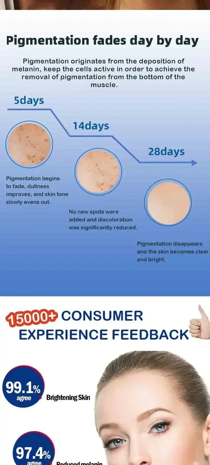 Dark Spot Remover for Face Removing Freckle Chloasma Senile Plaques Sunburn Cyasma Chorioplaque Freckle Cream