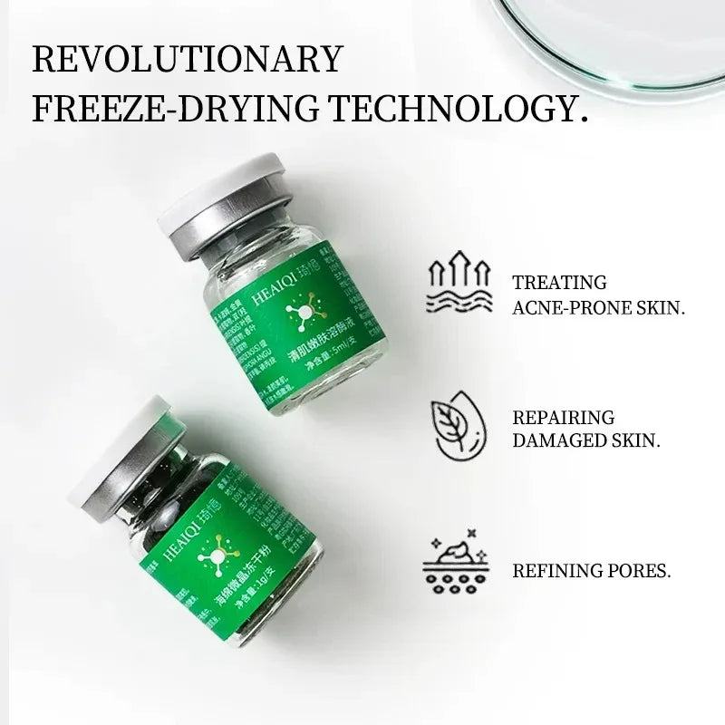 10pcs Sponge Microcrystal Freeze-dried Powder Collagen Regeneration Natural Biological Extract Sponge Spicules Skin Cell Renew