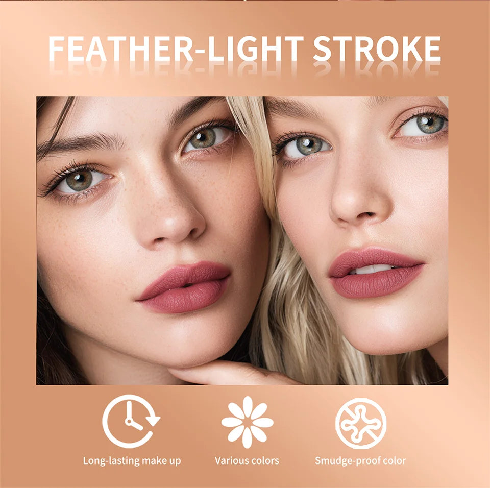 Waterproof Lip Liner Stain Lip Lingerie Long Lasting 8 Colors Transfer Proof Smudge Resistant Color No Bleed Formula Cosmetics