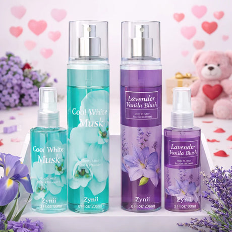3/4pcs 20 Scents Women'S Hair And Body Fragrance Mist 4-Pack (8.4Oz/Pcs) - Floral Fruity Long-Lasting Body Spray for Daily Use