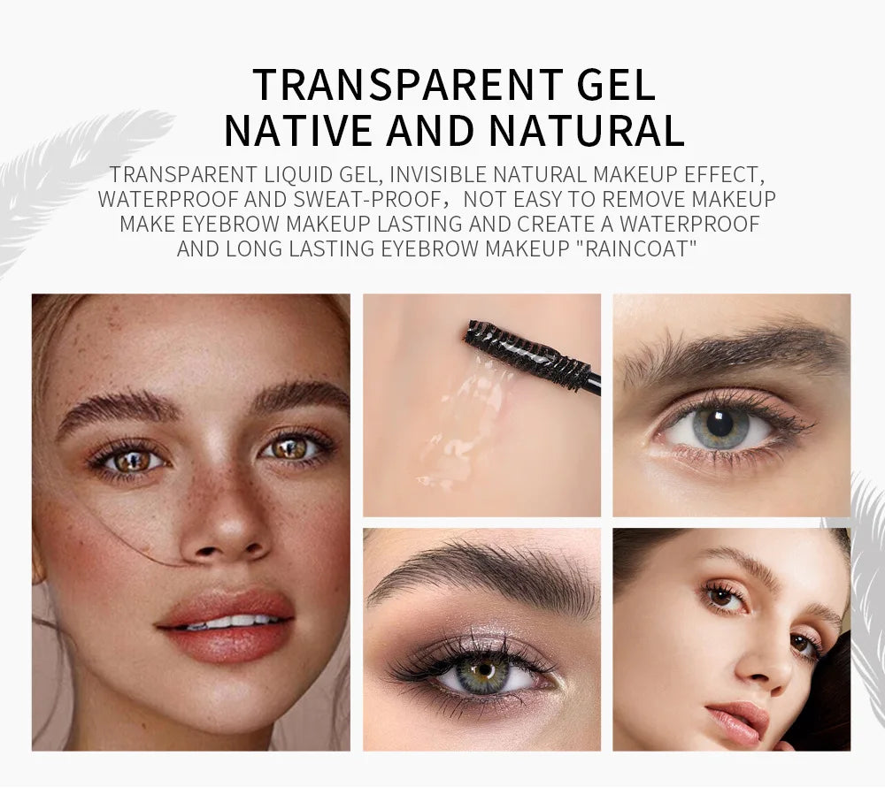 NICEFACE Eyebrow Styling Gel Waterproof Transparent Eyebrow Wax Set Brow Gel For Eyebrow Long-lasting Makeup Eyebrow Sculpt Soap