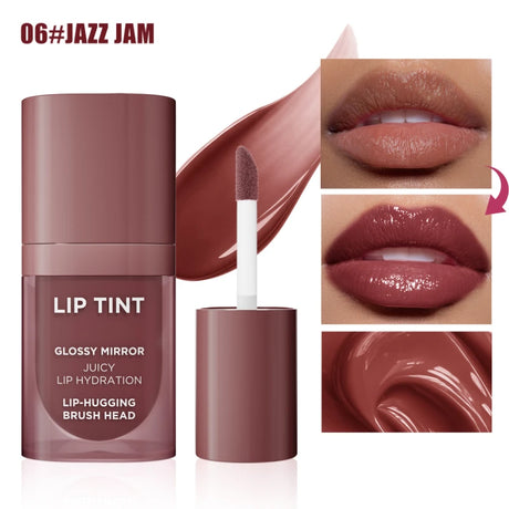 Brand Mirror Lip Gloss 5ml Non Stick To Cup Non Fading Long-lasting Moisturizing Hydrating Natural Portable Brush Head Lip Gloss