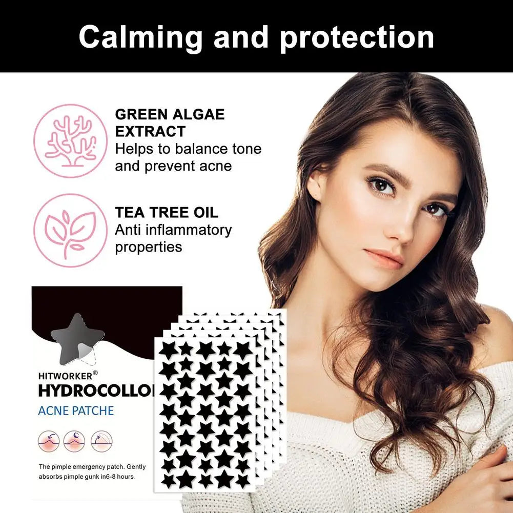 200/400pcs Black Acne Patch Facial Skin Care Fade Blemishes Pimple Marks Closed Acne Blemishes Cover Acne Pimple Repair Patch
