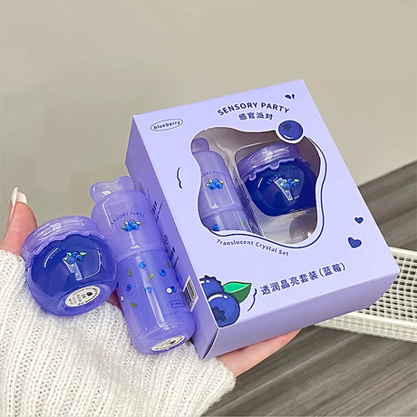 SENSORY PARTY Hydrating & Brightening Lip Mask - Deep Moisture, Lip Wrinkle Reduction, 24-Hour Hydration Lip Oil
