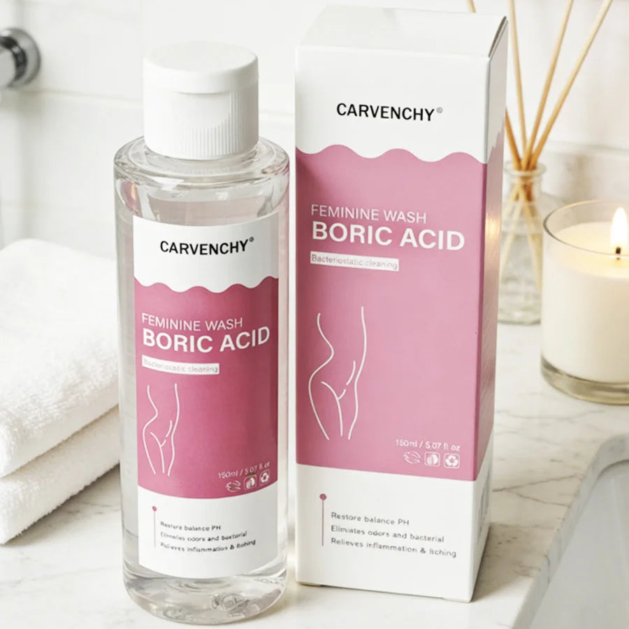 pH Balance Feminine Wash with Boric Acid | Supports Odor Control | Cleanses Discharge | Promotes Healthy Intimate Balance