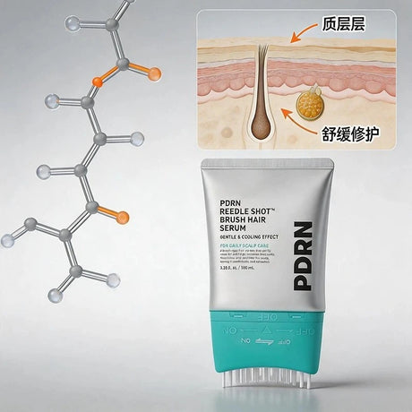 Pdrn Reedle Shot Brush Hair Serum Nourishing Strengthening Hair Care Essence Improve Scalp Environment For Daily Scalp Care