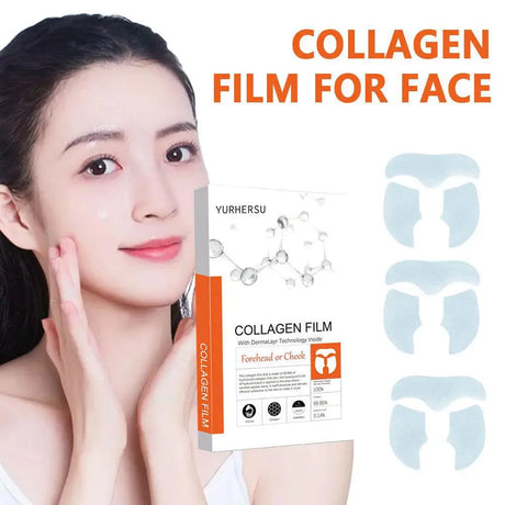1 Set Collagen Film Water Soluble 2024 Moisturizing Paste Essence Dark Patch Circles Face Collagen Face Skin Care