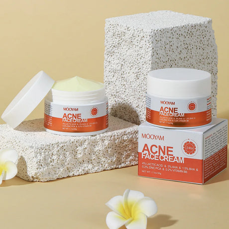 Herbal Acne Treatment Cream Anti Acne Face Cream Pimple Removal Spots Oil Control Shrink Pores Moisturizing Skin Care Cream