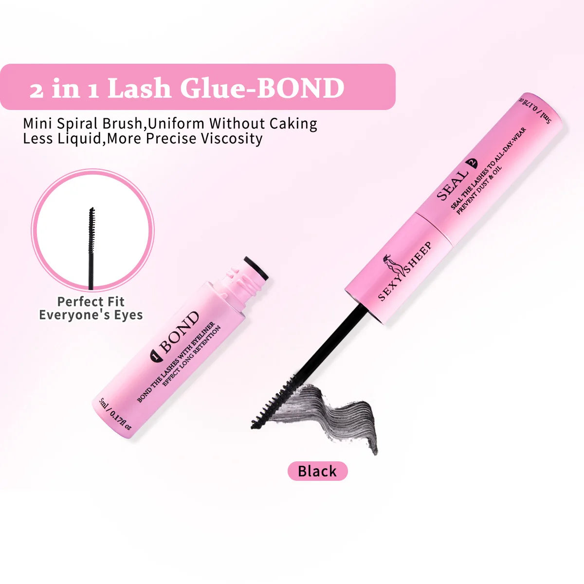 DIY eyelash extension set natural eyelash group set D curl single false eyelash group with bond and seal ,remover,tweezer