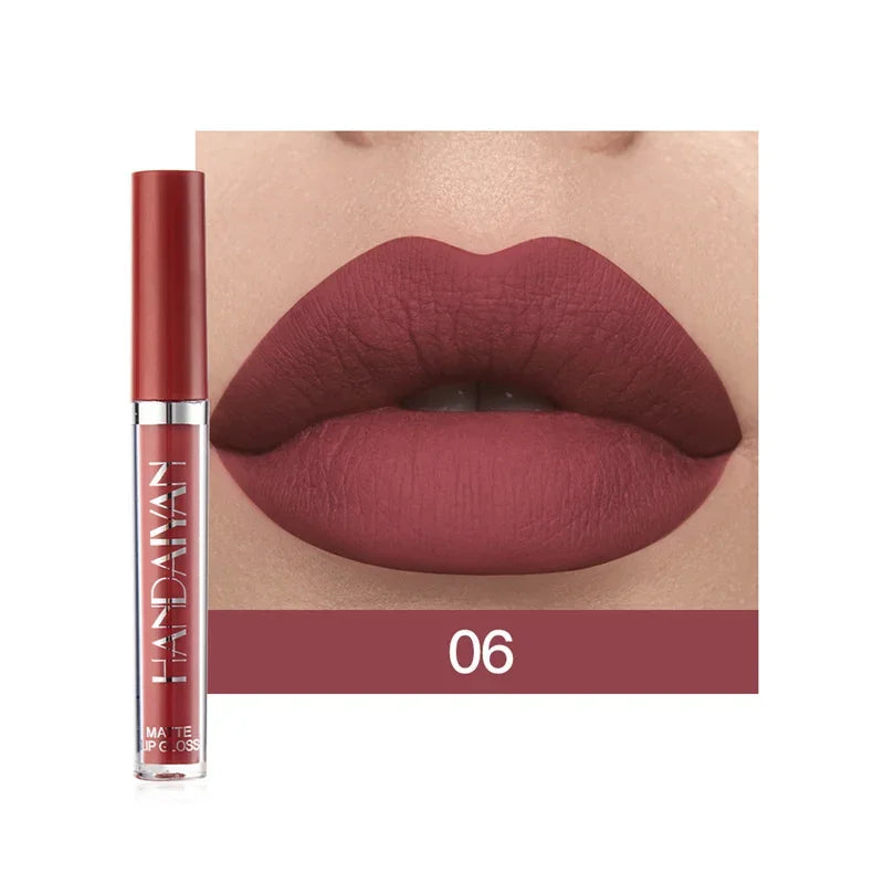 HANDAIYAN 1/6 PCS Lipstick Set Make-up for Women Non Stick Cup Waterproof Long Lasting Cosmetics Korean Makeup Matte Lipstick