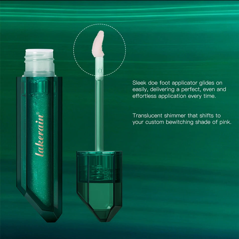 PH Adaptive Color Lip Oil Instant Glass Shine Plumping Finish Iridescent Shine Lip Oil Long-lasting Hydration Smooth Lip Care