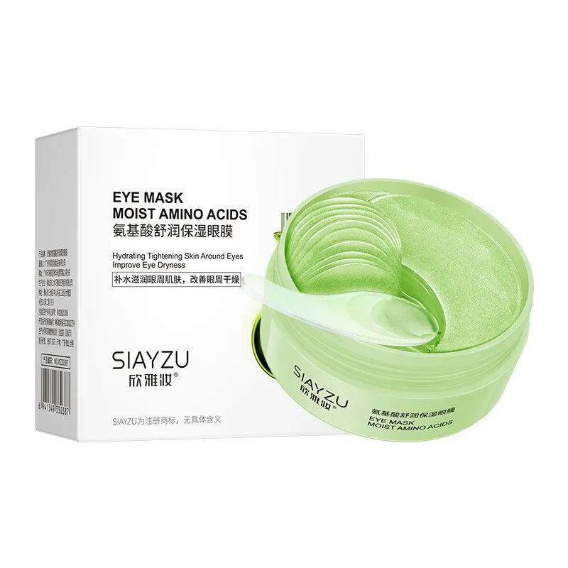 60Pcs Hyaluronic Acid Crystal Collagen Eye Mask Anti Dark Circles Remove Eye Bagsmoisturizing Firming Eye Patches Skin Care